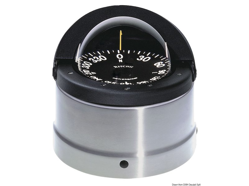 Bussole RITCHIE Navigator 4'' 1/2 (114 mm) con compensatori e luce