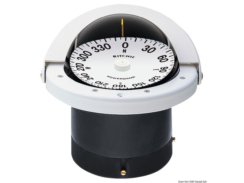Bussole RITCHIE Navigator 4'' 1/2 (114 mm) con compensatori e luce