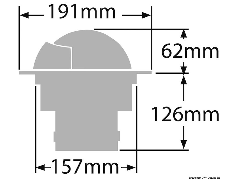 Bussole RITCHIE Globemaster 5'' (127 mm) con compensatori e luce