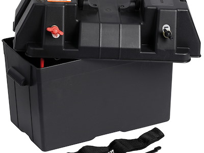 Cassetta batteria power center DELUXE con dual USB 