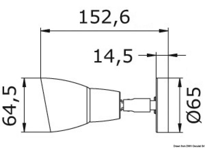 Faretto snodato supercompatto a LED 
