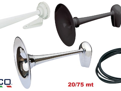 TROMBE OMOLOGATE PW3 per imbarcazioni da 20 a 75mt
