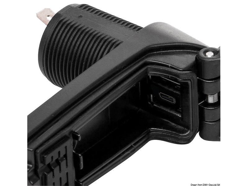 Presa + cavo USB stagni IPx6