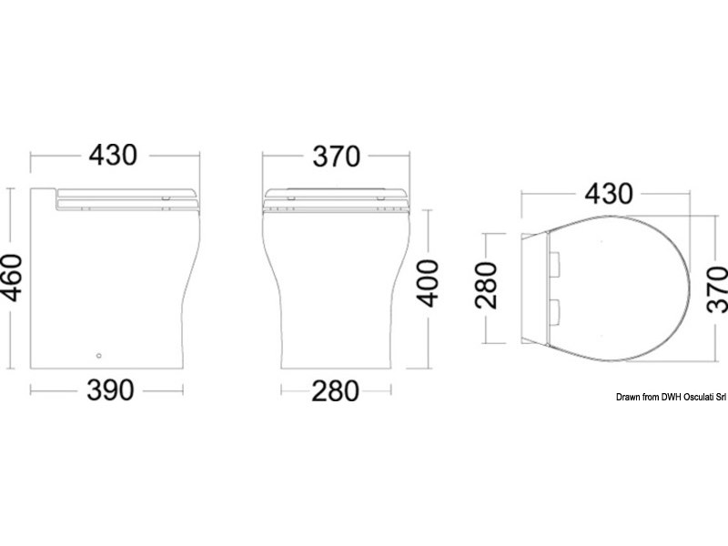 WC elettrico TECMA Elegance 2G (Generazione 2)