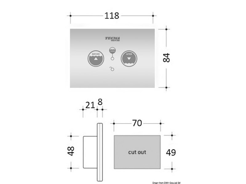 Ricambi per WC elettrici TECMA