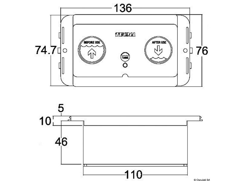 Ricambi per WC elettrici TECMA