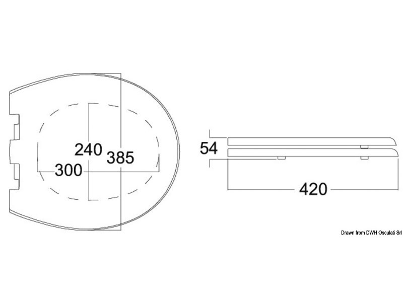 Coprisedili di ricambio per wc elettrici TECMA