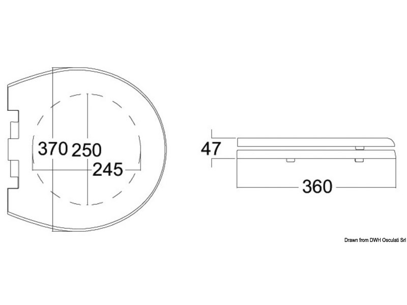 Coprisedili di ricambio per wc elettrici TECMA