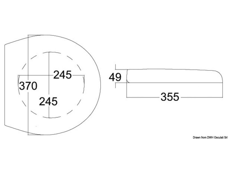 Coprisedili di ricambio per wc elettrici TECMA