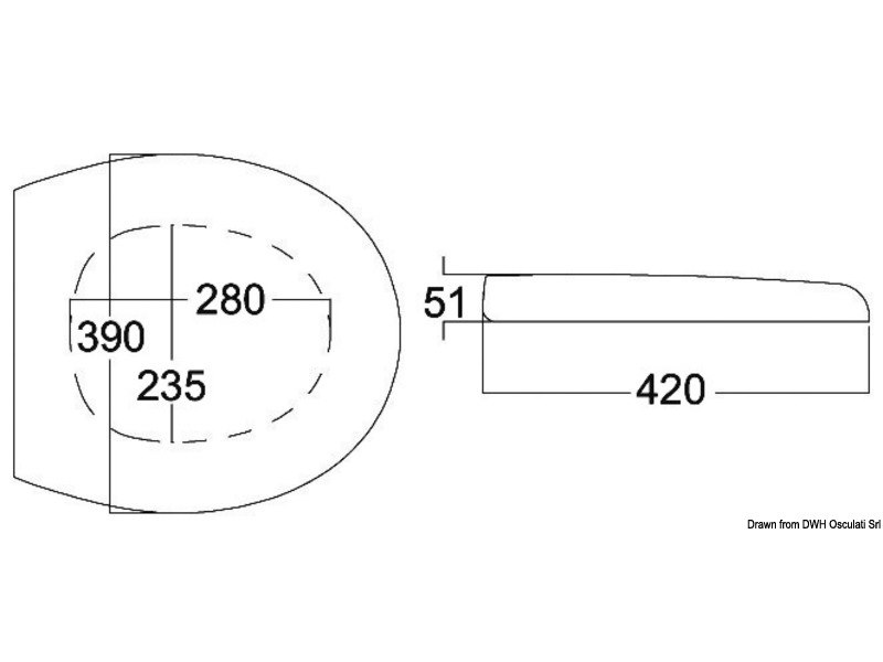 Coprisedili di ricambio per wc elettrici TECMA