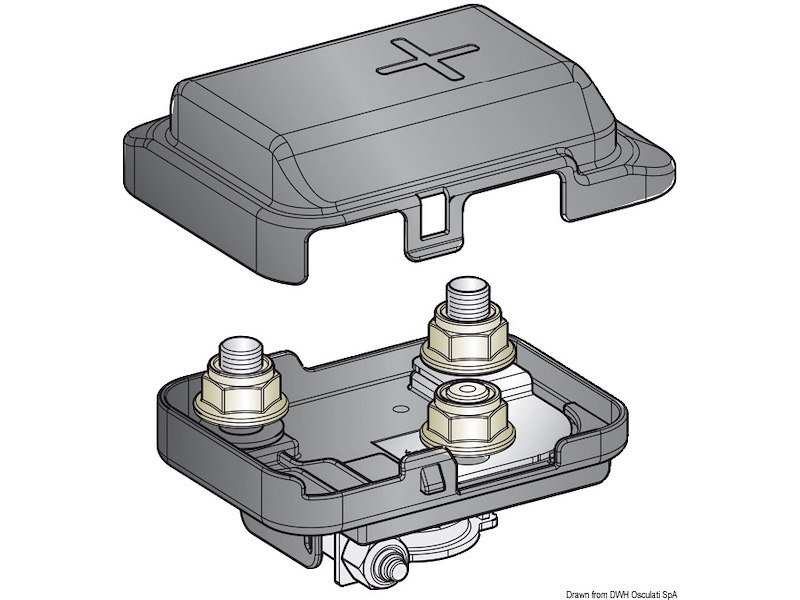 Box di potenza per fusibile mega 