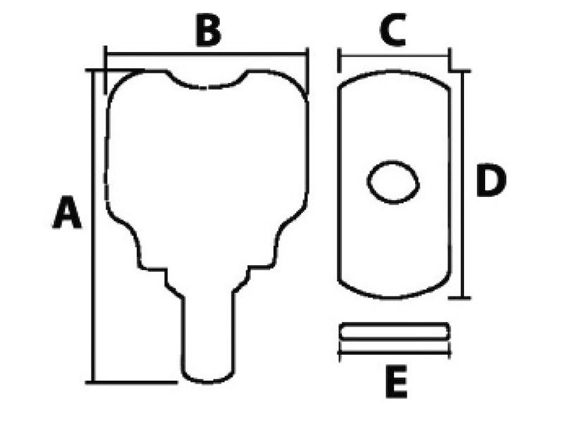 Maniglie di ricambio per portelli Osculati