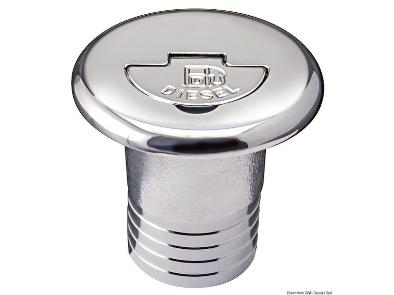 Tappo imbarco in ottone cromato