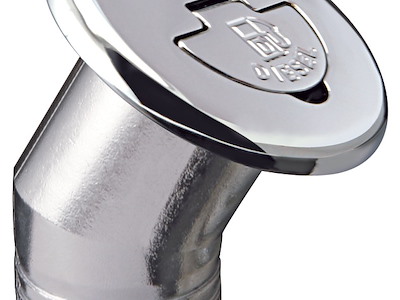 Tappo imbarco in ottone cromato