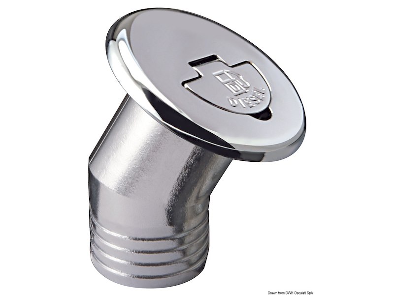 Tappo imbarco in ottone cromato