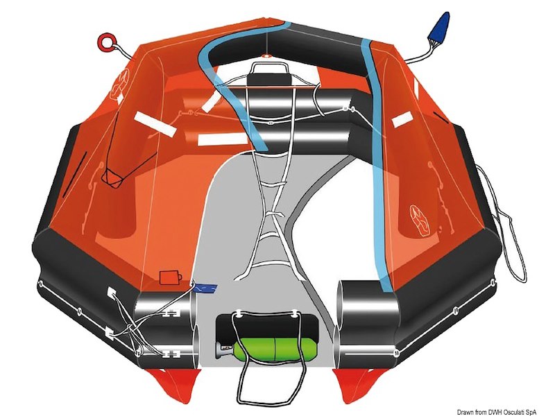 Zattere Deep-Sea B Roll 12P 118x64x59 cm 