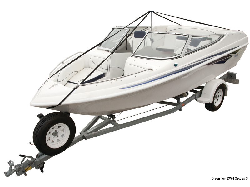 Supporto telescopico per teloni in alluminio 