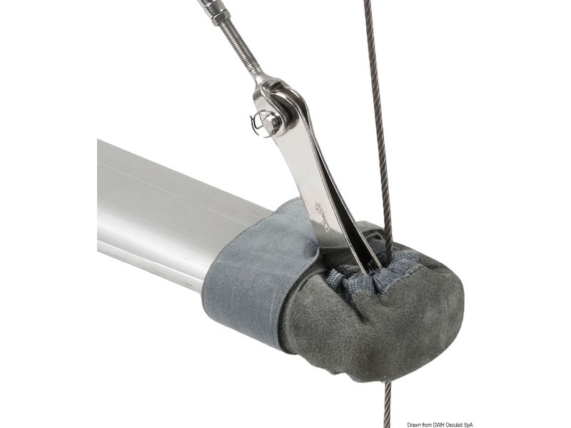 Copricrocette in pelle naturale