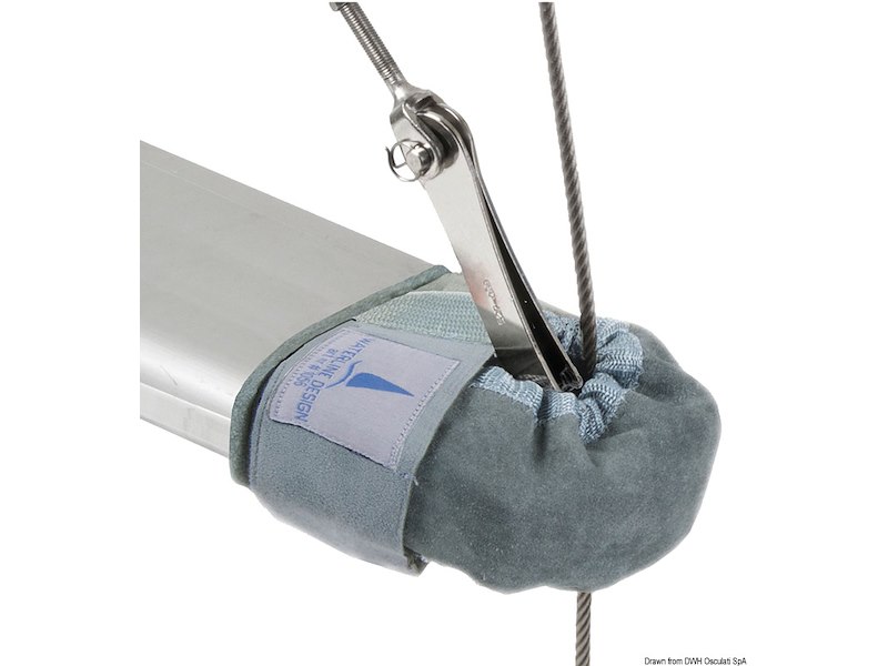 Copricrocette in pelle naturale