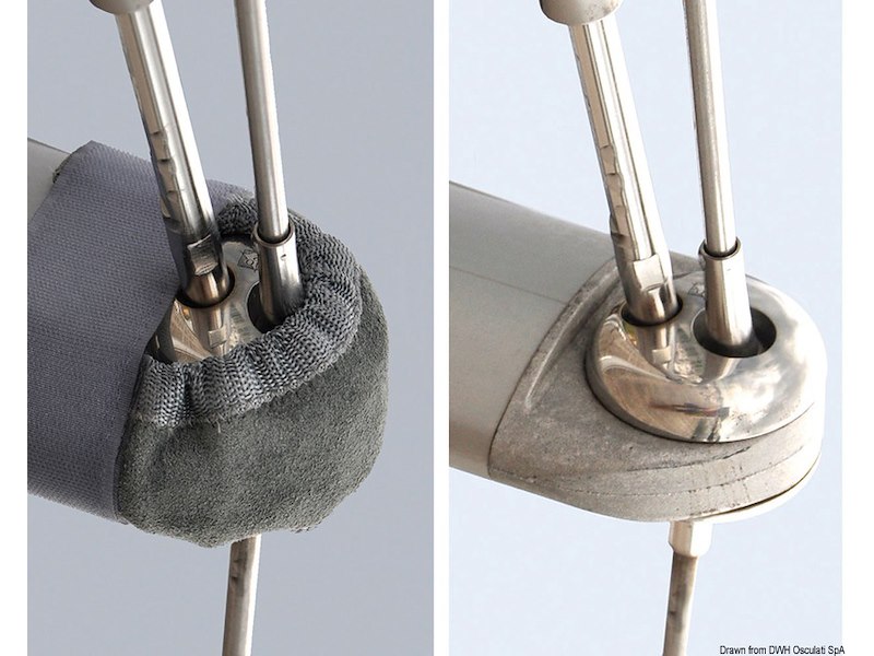 Copricrocette in pelle naturale