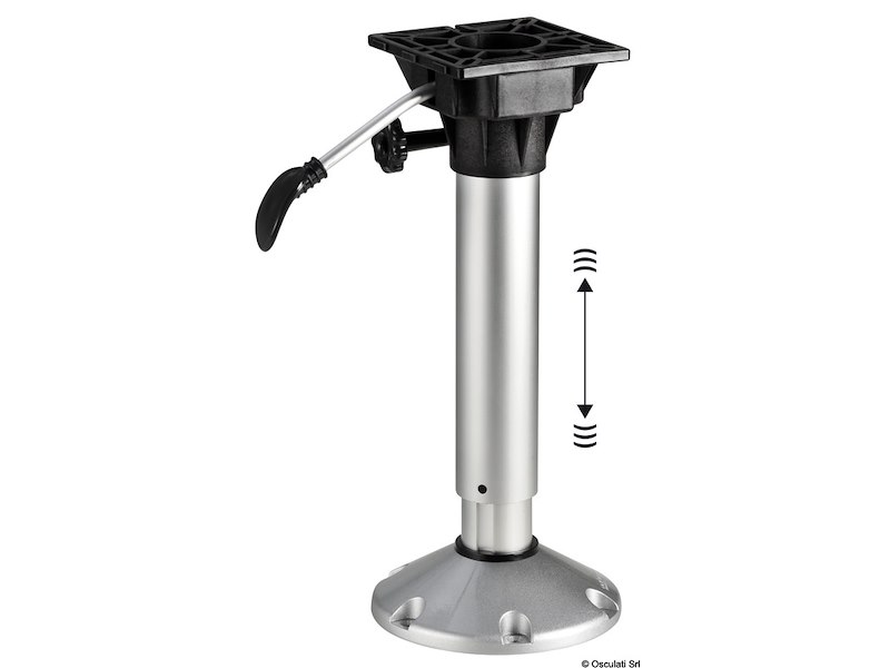 Supporto sedile Waverider con ammortizzatore e testa girevole, regolabile