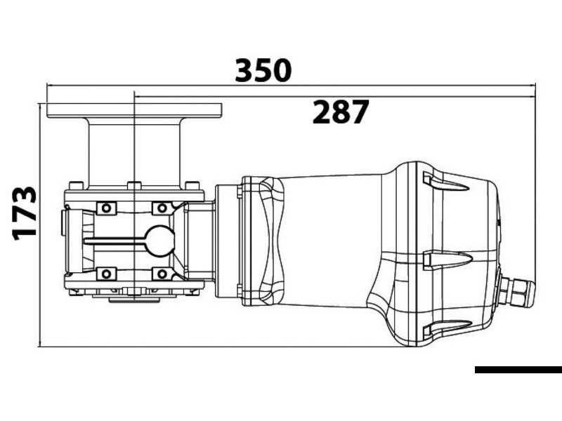 Kit verricello LEWMAR VX1 basso (300 W e 500 W)