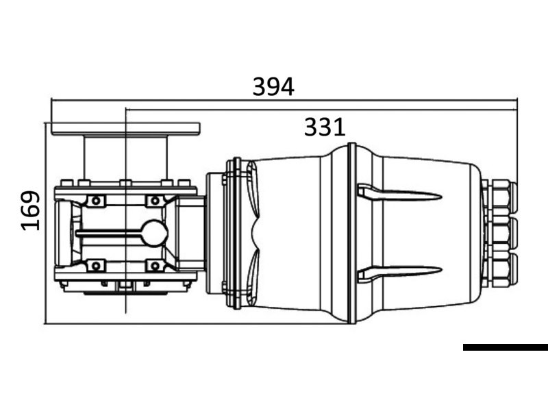Kit verricello LEWMAR VX2 basso/alto (700 W)