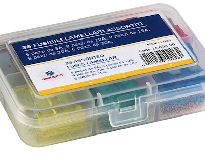 Assortimento fusibili lamellari 