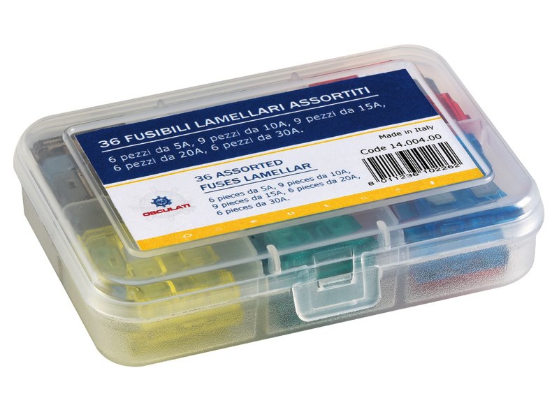Assortimento fusibili lamellari 