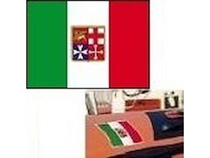 BANDIERA ITALIANA PER GOMMONI