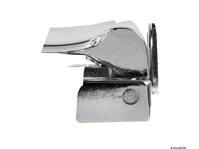 Maniglia in ottone cromato per ante 