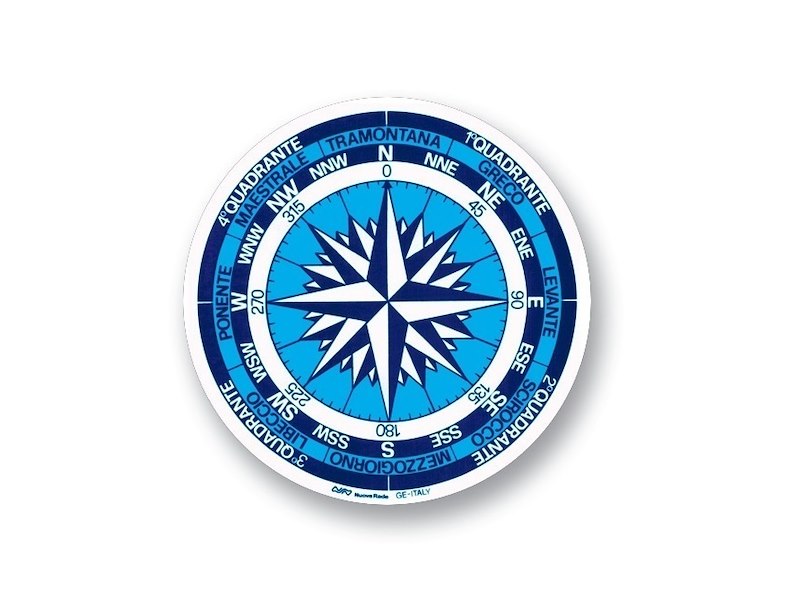 ROSA DEI VENTI ADESIVA