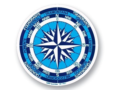 ROSA DEI VENTI ADESIVA