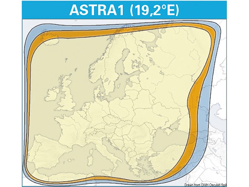 Antenna TV satellitare con Skew NEO automatico GLOMEX Mars 4 Skew