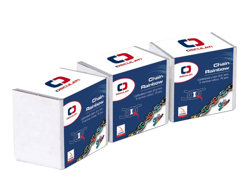 Kit colori assortiti segna catena Chain Rainbow