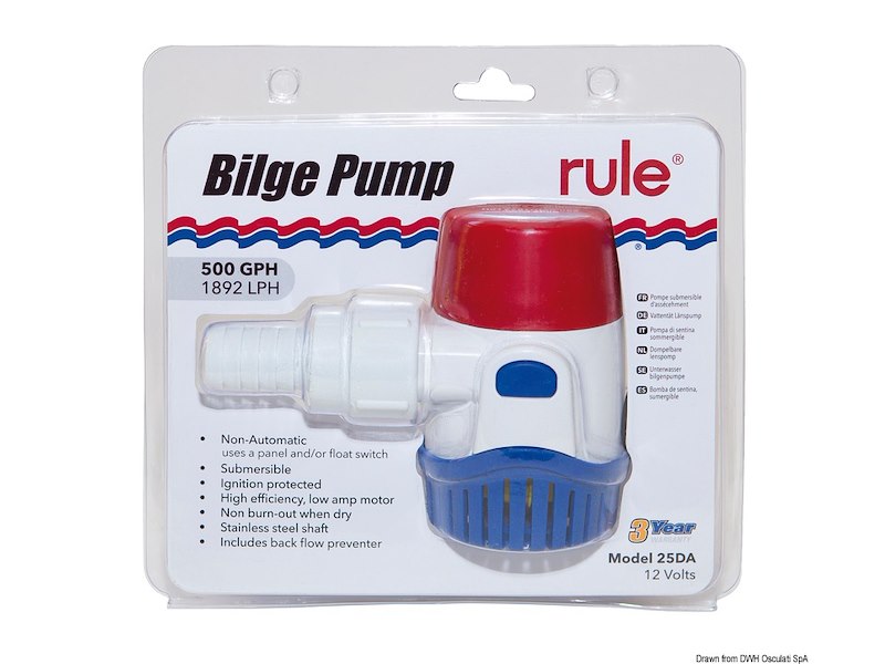 Pompa di sentina RULE New Generation ad immersione