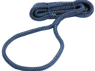 Cima in poliestere alta tenacità per fissaggio parabordi con occhiello