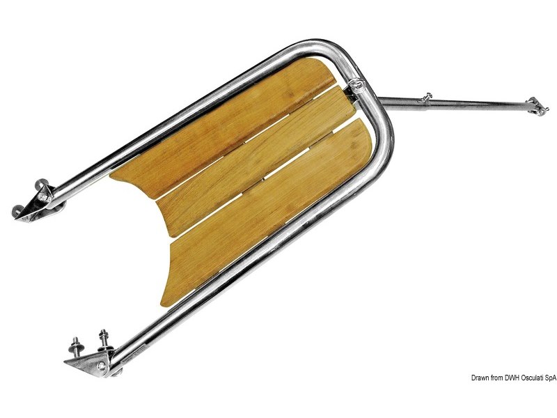 Delfiniera con scaletta telescopica 2 e 3 gradini