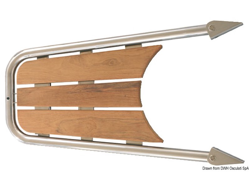 Delfiniera con scaletta telescopica 2 e 3 gradini