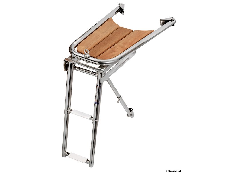 Delfiniera con scaletta telescopica 2 e 3 gradini