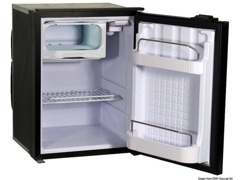 Frigorifero ISOTHERM con compressore ermetico Secop senza manutenzione da 42 litri - porta silver