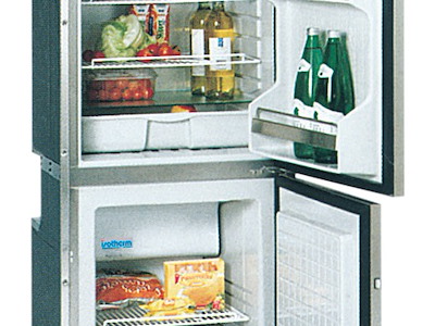 Frigorifero ISOTHERM frontale Inox - scomparto doppio