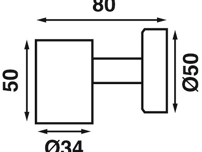 Faretto LED Batsystem Tube con USB  