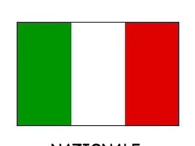 BANDIERA ITALIA NAZIONALE