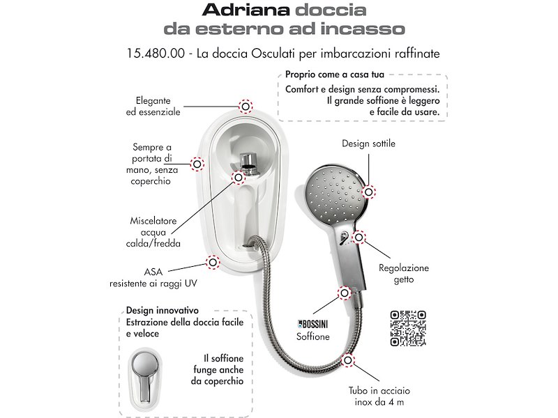 Box doccia ad incasso Adriana 