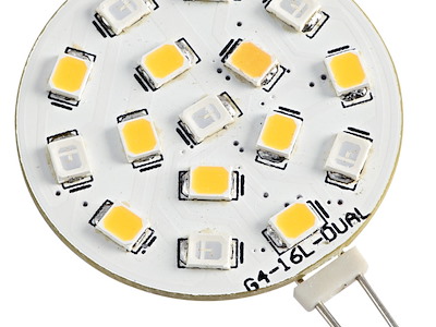 Lampadina LED SMD bicolore zoccolo G4