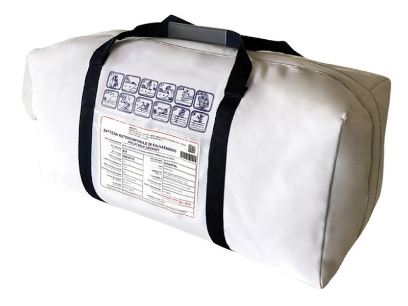 Zattera Oceanlife + GB - Approvazione Italia con GRAB BAG