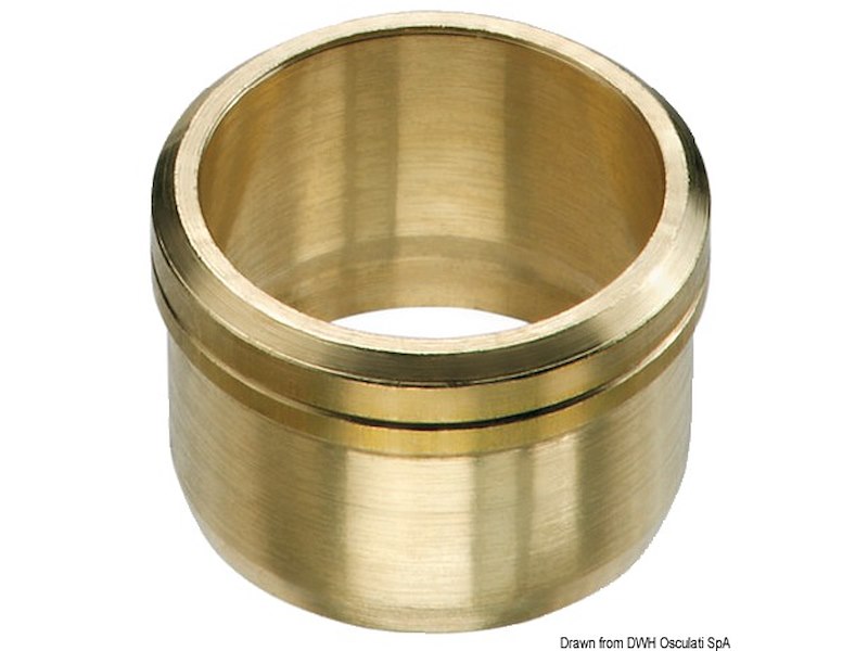 Ogiva in ottone per tubo rame 8 mm (blister 5 pz.) 