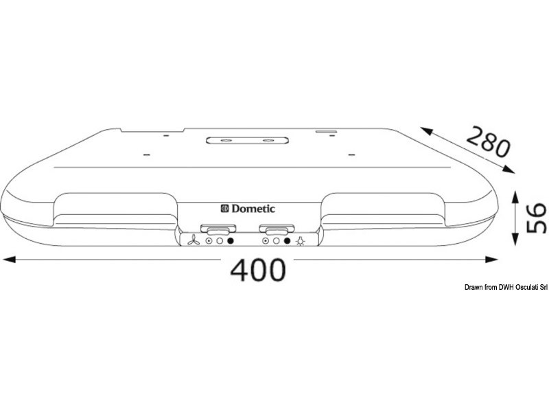 Cappa aspirante DOMETIC senza scarico esterno