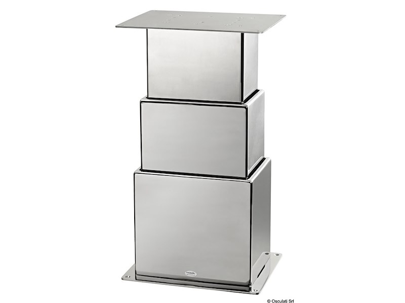 Gamba tavolo elettrica Square a due o tre stadi